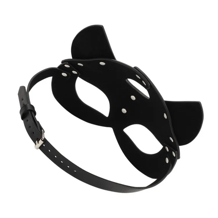 Sex Toys for Woman Cosplay Fox Mask Tail Anal Plug Metal Anus Butt Plug Mask Half Cat Mask Party Sexy Adult Mask Game