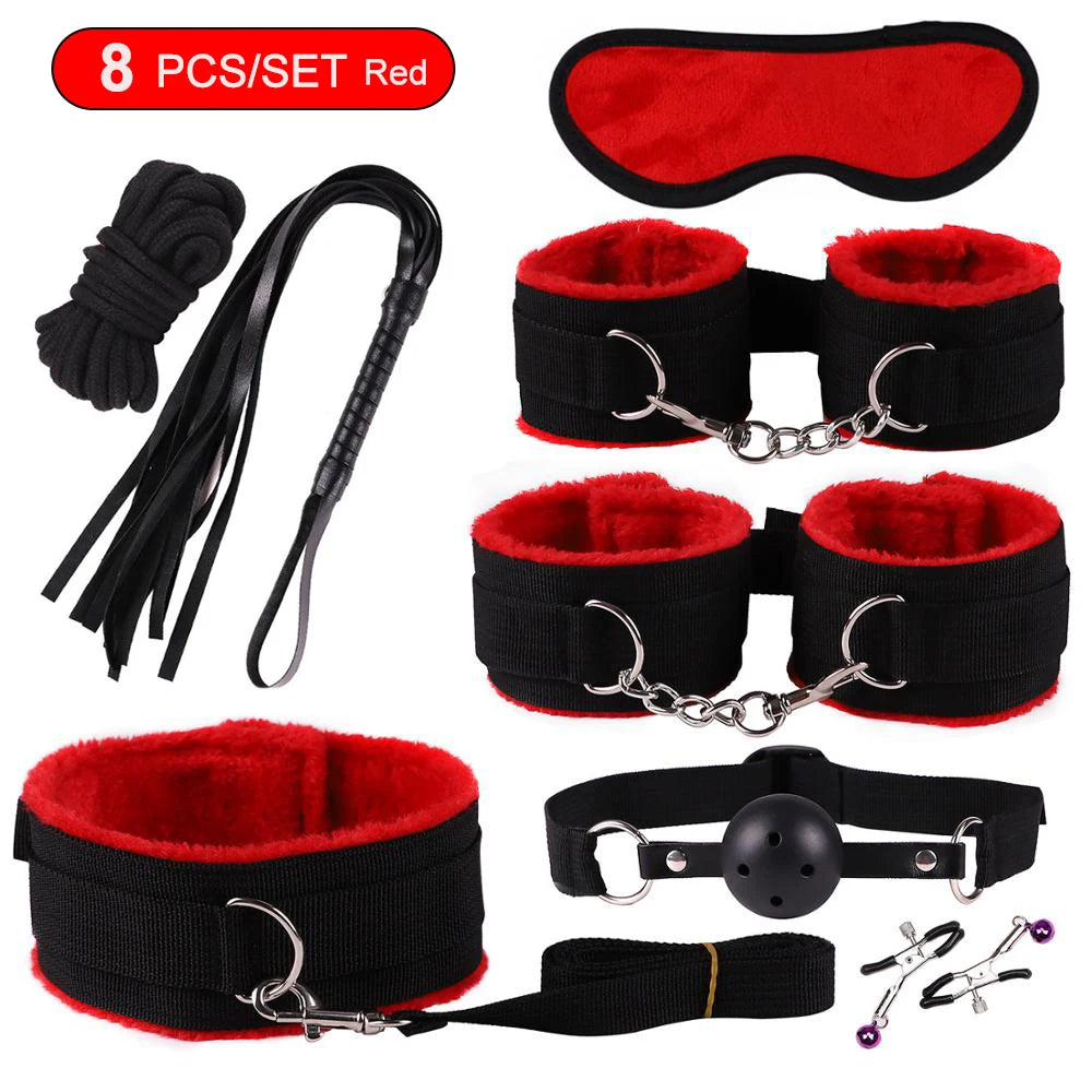 Sex toys for women BDSM sexual couples kit erotic accessories handcuffs for session Anal plug sex game Adult Sexy Toys sexyshop