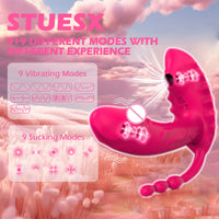 Sex Toys for Women Vibrator 3 IN 1 App Remote Controlled Wearable Dildo Clitoral G Spot Sucking Vibrators Couples Sex Machine