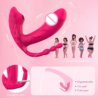 Sex Toys for Women Vibrator 3 IN 1 App Remote Controlled Wearable Dildo Clitoral G Spot Sucking Vibrators Couples Sex Machine