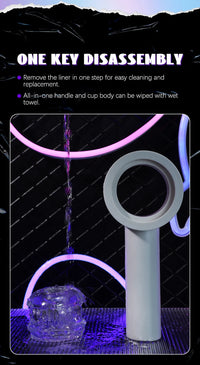 Sex Toys for Men Automatic Telescopic Realistic Vagina Vibrator Adult Goods Male Masturbator Cup Blowjob Oral Pussy Stimulator