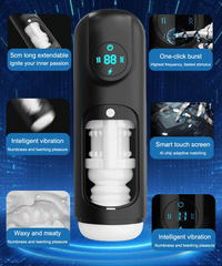 Sex Machines Toys for Men Automatic Sucks Male Masturbator Double Penatration Adult Sex Toys Gag In Mouth Blowjob False Vagina