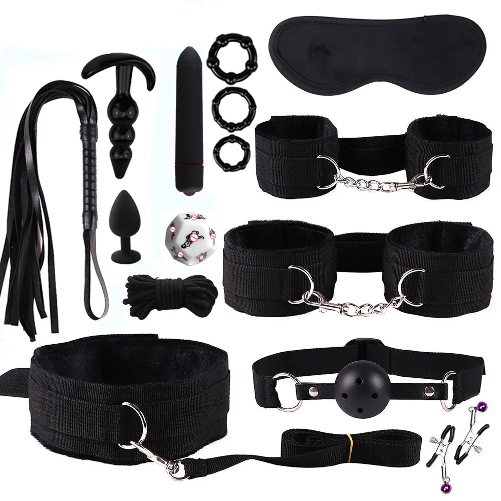 Sex toys for women BDSM sexual couples kit erotic accessories handcuffs for session Anal plug sex game Adult Sexy Toys sexyshop