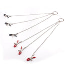 Adult Games Sexy Toys For Women Couples BDSM Bondage Fetish Collar Chain Collars Nipple Clamps Vagina Clitoris Sex Products 18+