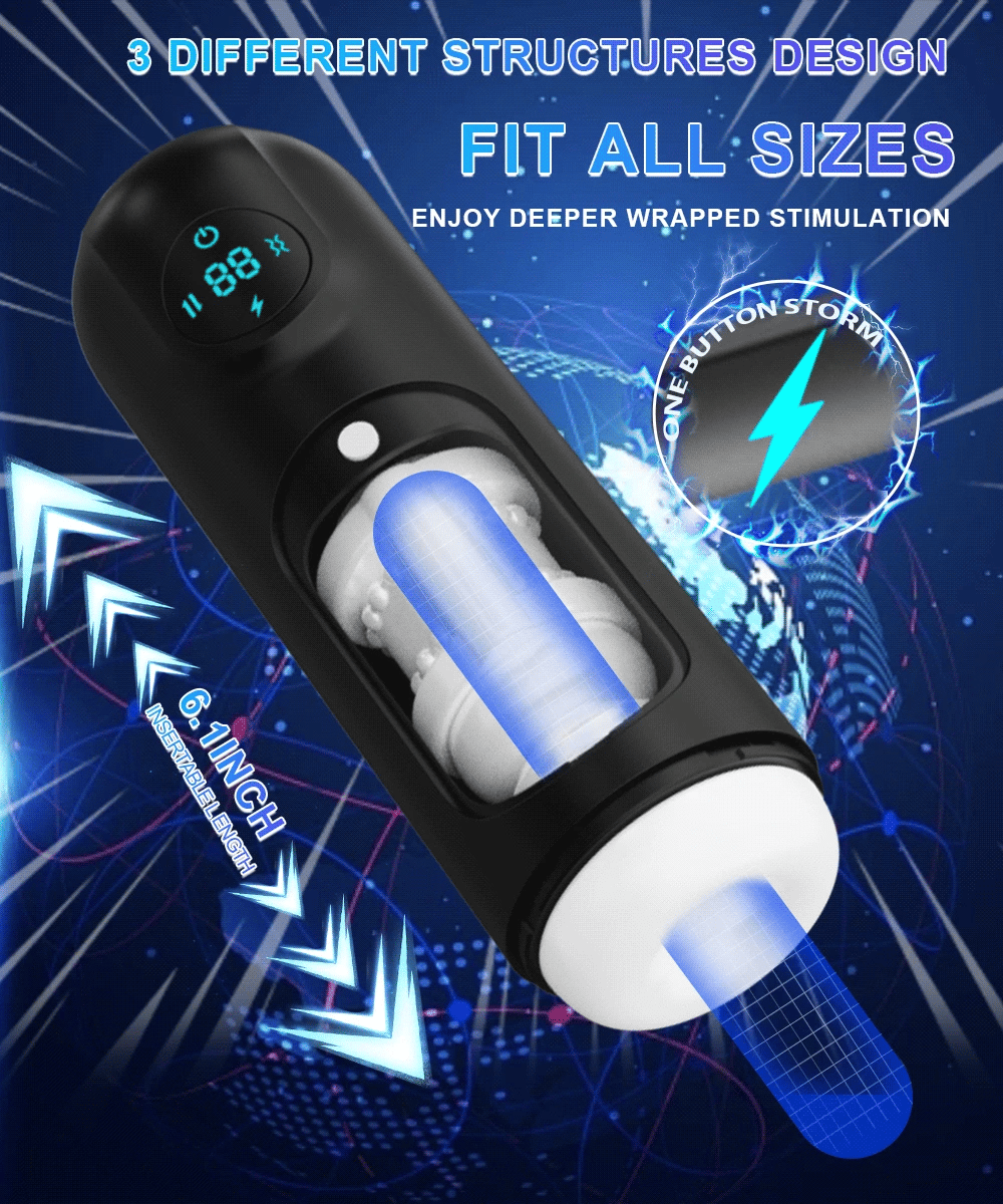 Sex Machines Toys for Men Automatic Sucks Male Masturbator Double Penatration Adult Sex Toys Gag In Mouth Blowjob False Vagina