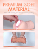 3 IN 1 Sex Toys Masturbation For Men Deep Throat Artificial Real Pussy Oral Male MasturbatorBlowjob Realistic Rubber Vagina